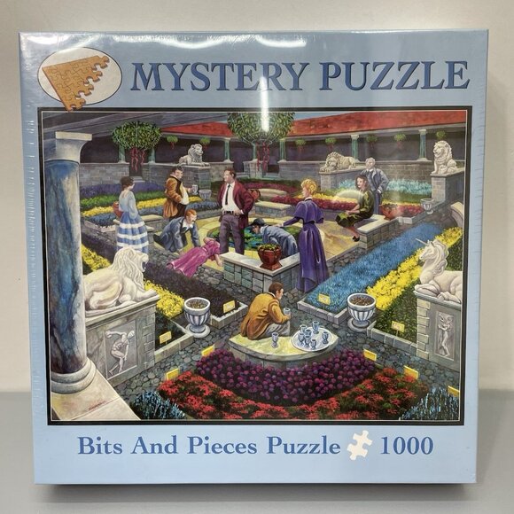 Bits And Pieces Other - Murder at The Museum Mystery Jigsaw Puzzle Bits and Pieces 1000 Piece 20x27